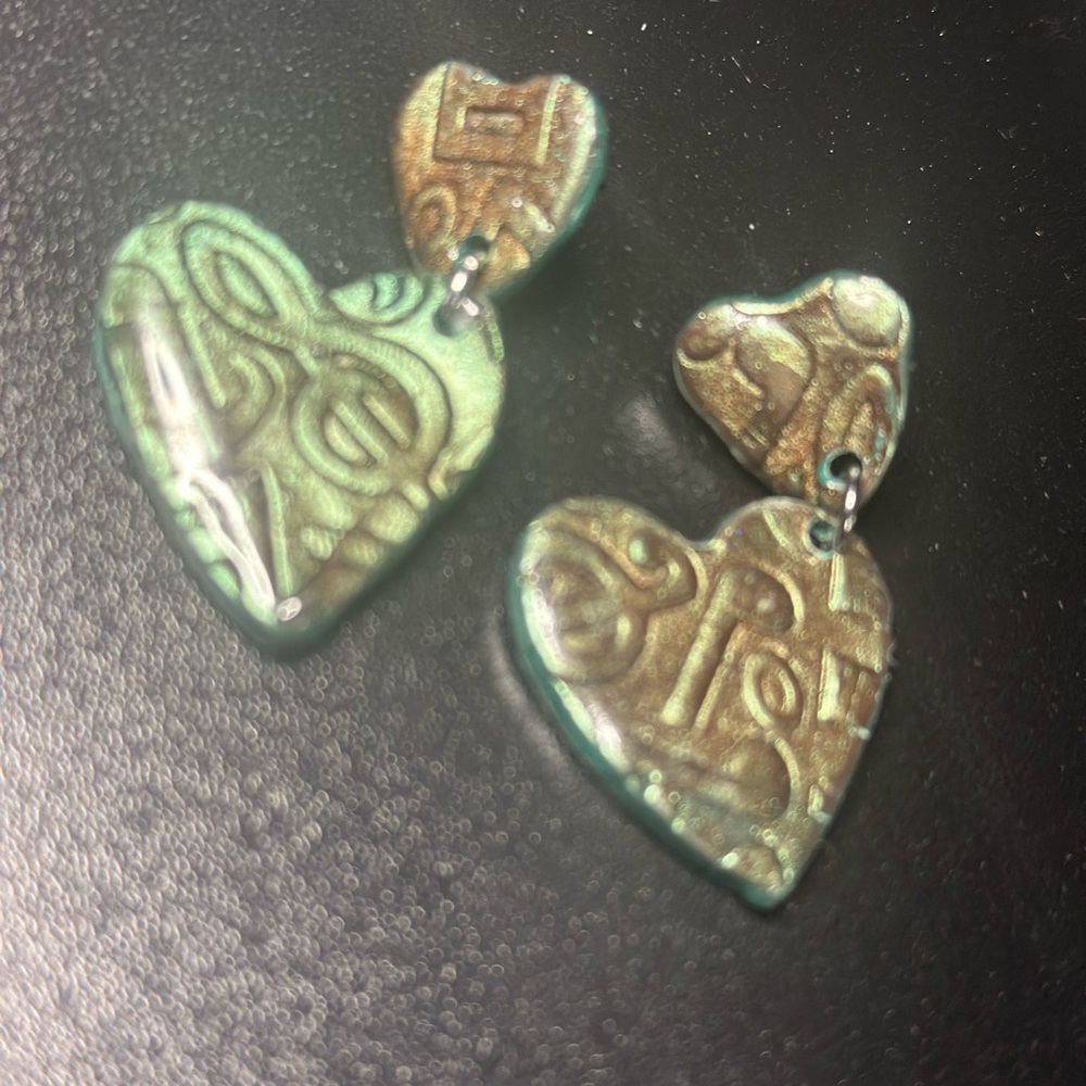 Elegant Heart-Shaped Earrings